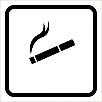 Ženklas - rūkymo vieta